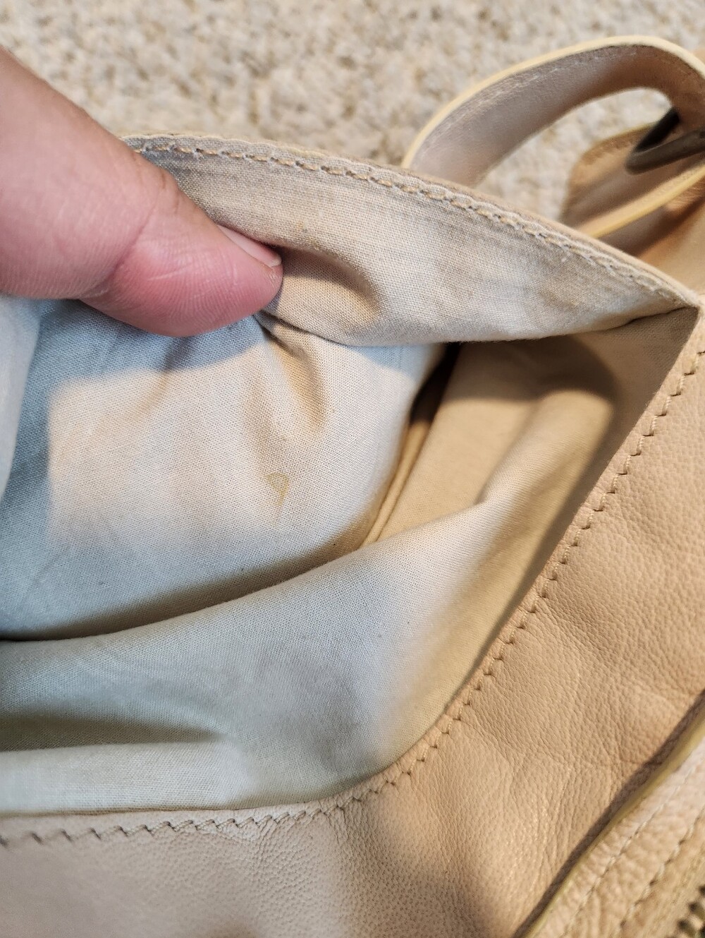 Free People Jagger Leather Sling Bag In Mineral - Picture 10 of 10